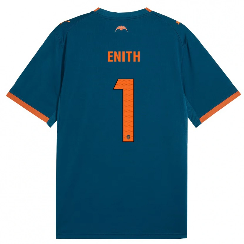 Danxen Kinder Enith #1 Stahlblau Orange Auswärtstrikot Trikot 2026/27 T-Shirt Schweiz