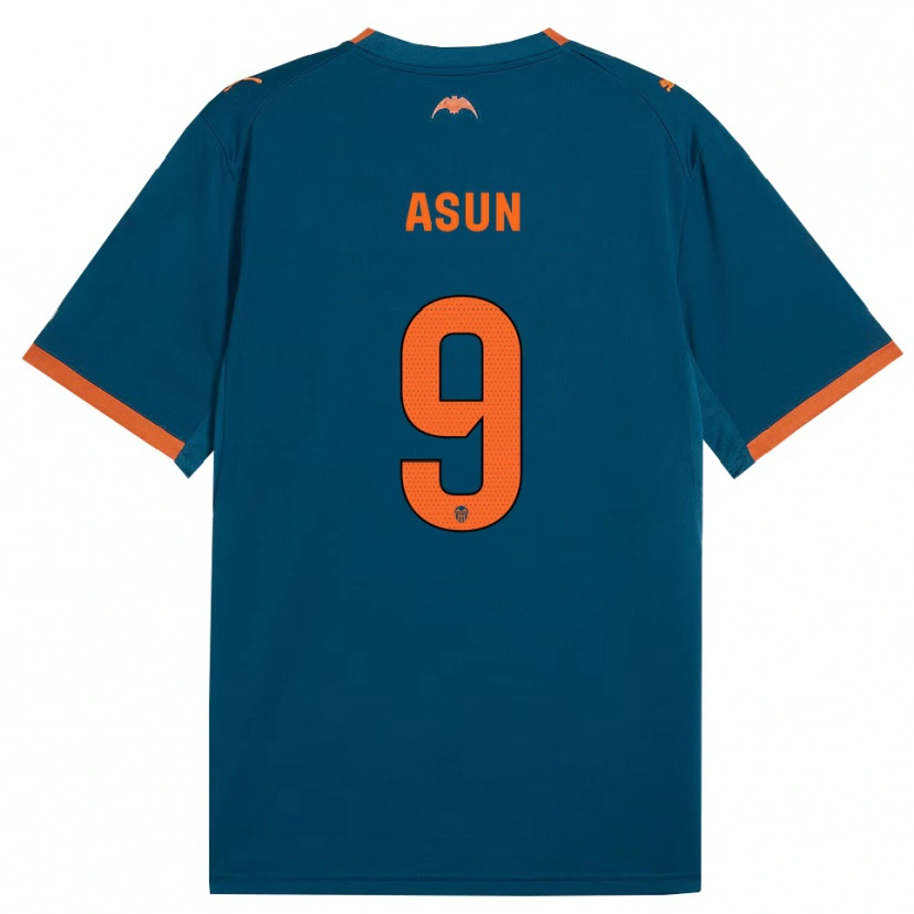 Danxen Kinder Asun #9 Stahlblau Orange Auswärtstrikot Trikot 2026/27 T-Shirt Schweiz