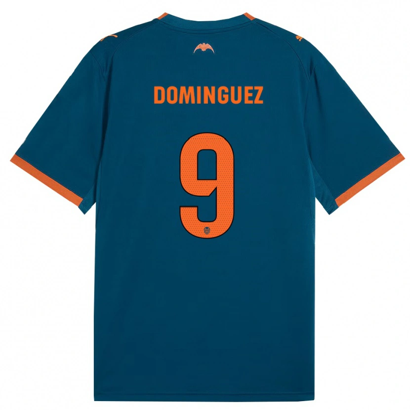 Danxen Kinder Mario Dominguez #9 Stahlblau Orange Auswärtstrikot Trikot 2026/27 T-Shirt Schweiz