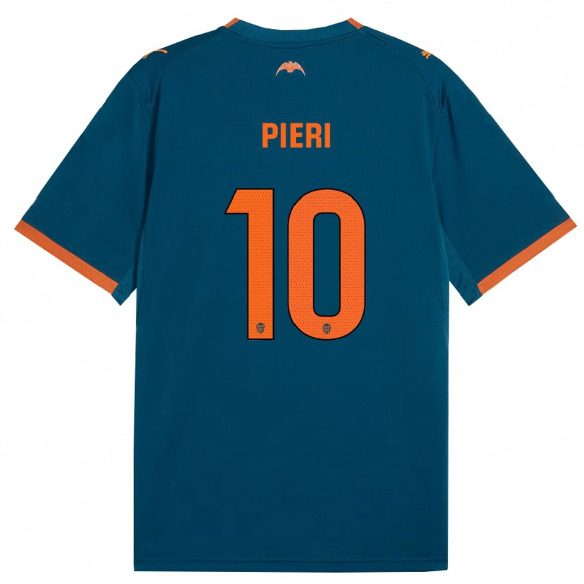 Danxen Kinder Andreas Pieri #10 Stahlblau Orange Auswärtstrikot Trikot 2026/27 T-Shirt Schweiz
