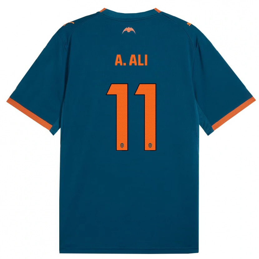 Danxen Kinder Amirah Ali #11 Stahlblau Orange Auswärtstrikot Trikot 2026/27 T-Shirt Schweiz