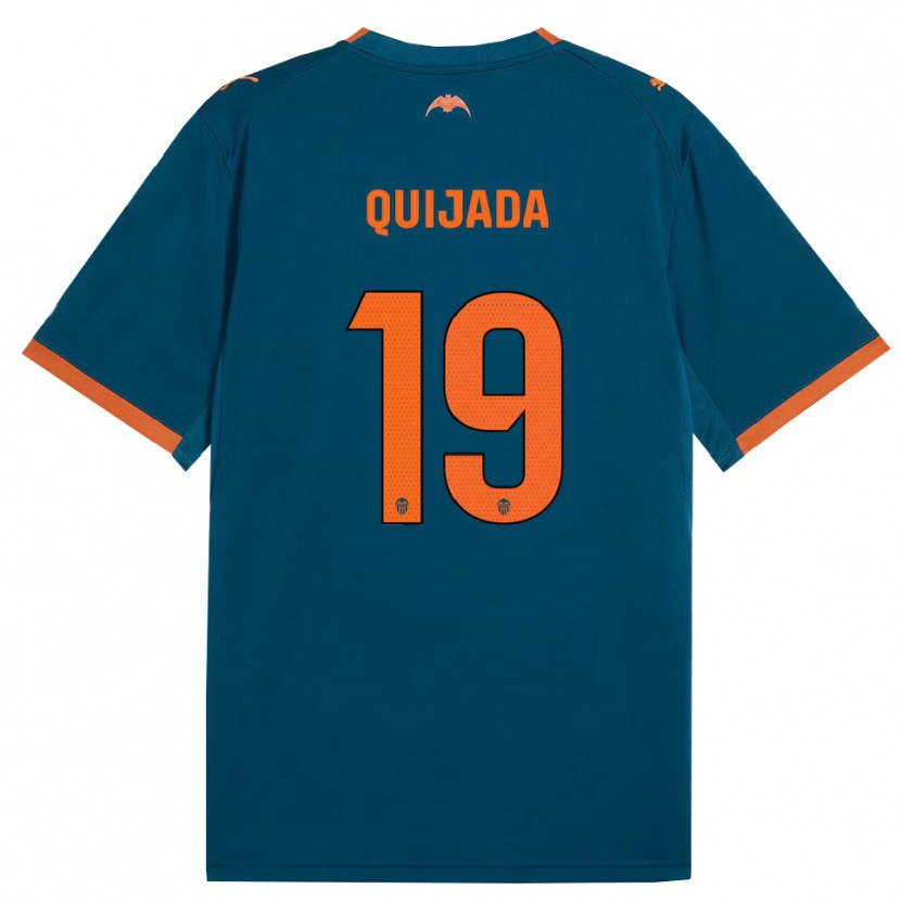 Danxen Kinder Nico Quijada #19 Stahlblau Orange Auswärtstrikot Trikot 2026/27 T-Shirt Schweiz