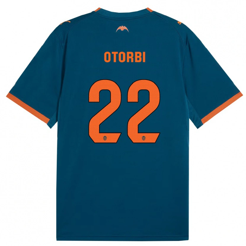 Danxen Kinder David Otorbi #22 Stahlblau Orange Auswärtstrikot Trikot 2026/27 T-Shirt Schweiz