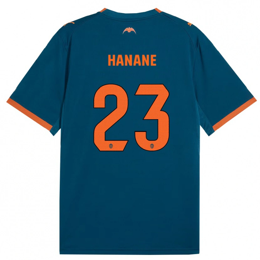 Danxen Kinder Hanane Ait El Haj #23 Stahlblau Orange Auswärtstrikot Trikot 2026/27 T-Shirt Schweiz