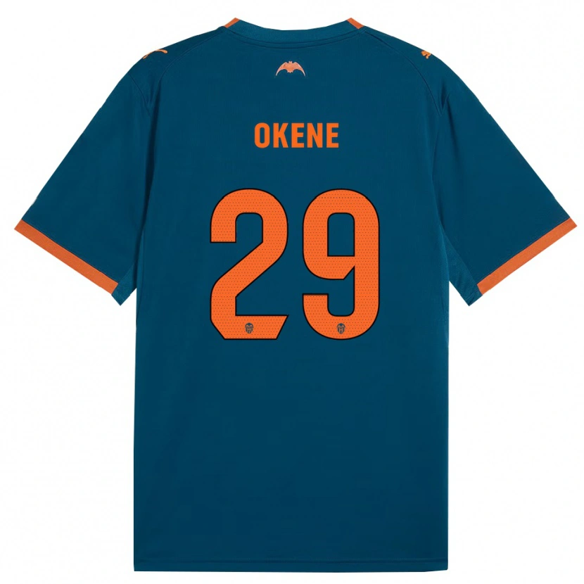 Danxen Kinder Andrea Okene #29 Stahlblau Orange Auswärtstrikot Trikot 2026/27 T-Shirt Schweiz