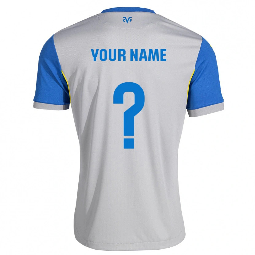 Danxen Kinder Ihren Namen #0 Dodgerblau Grau Auswärtstrikot Trikot 2026/27 T-Shirt Schweiz