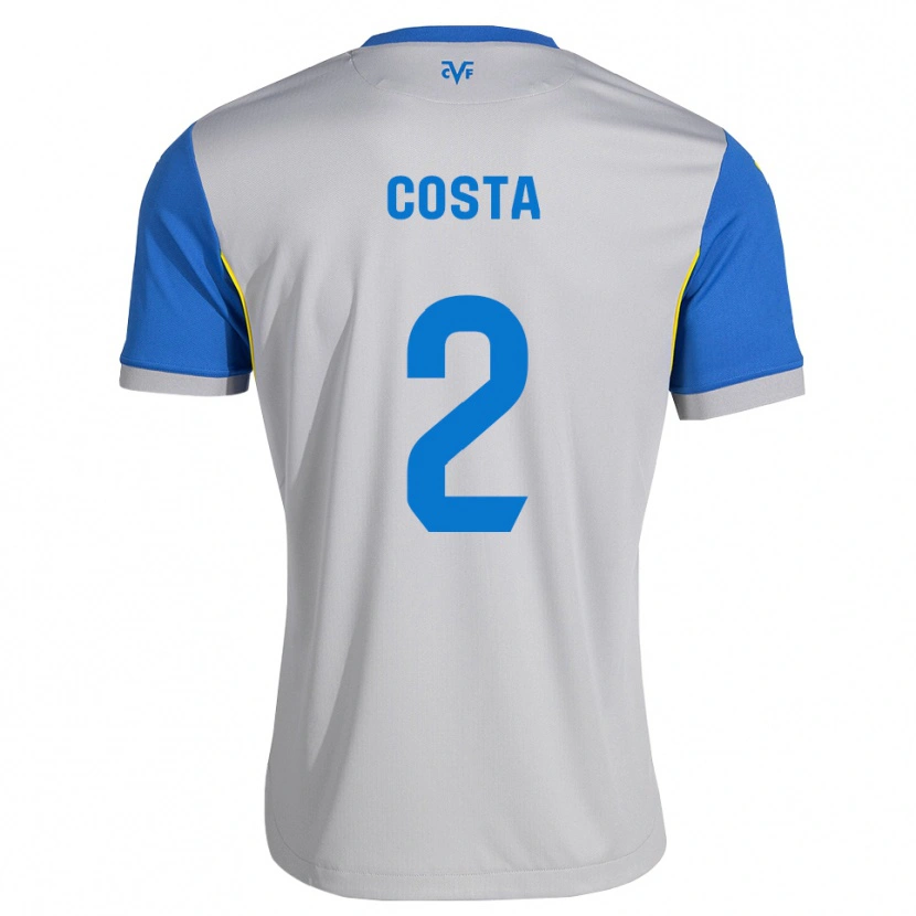 Danxen Kinder Logan Costa #2 Dodgerblau Grau Auswärtstrikot Trikot 2026/27 T-Shirt Schweiz