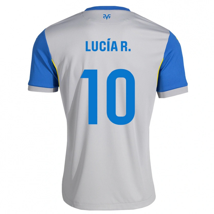 Danxen Kinder Lucía Romero #10 Dodgerblau Grau Auswärtstrikot Trikot 2026/27 T-Shirt Schweiz