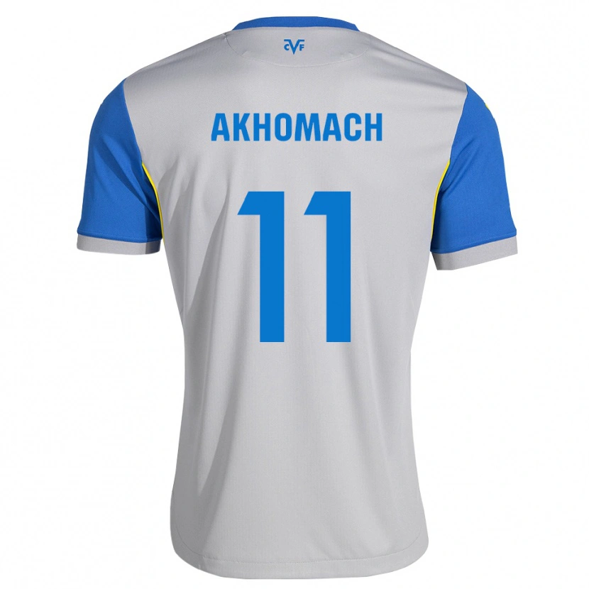 Danxen Kinder Ilias Akhomach #11 Dodgerblau Grau Auswärtstrikot Trikot 2026/27 T-Shirt Schweiz