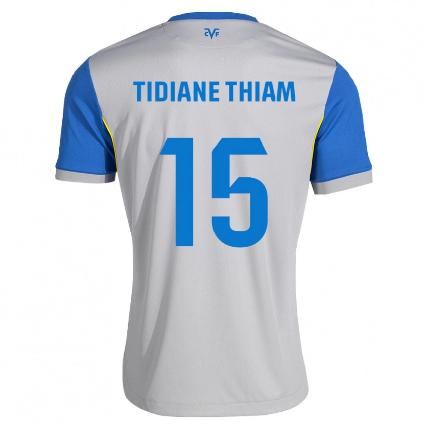 Danxen Kinder Cheikh Tidiane Thiam #15 Dodgerblau Grau Auswärtstrikot Trikot 2026/27 T-Shirt Schweiz
