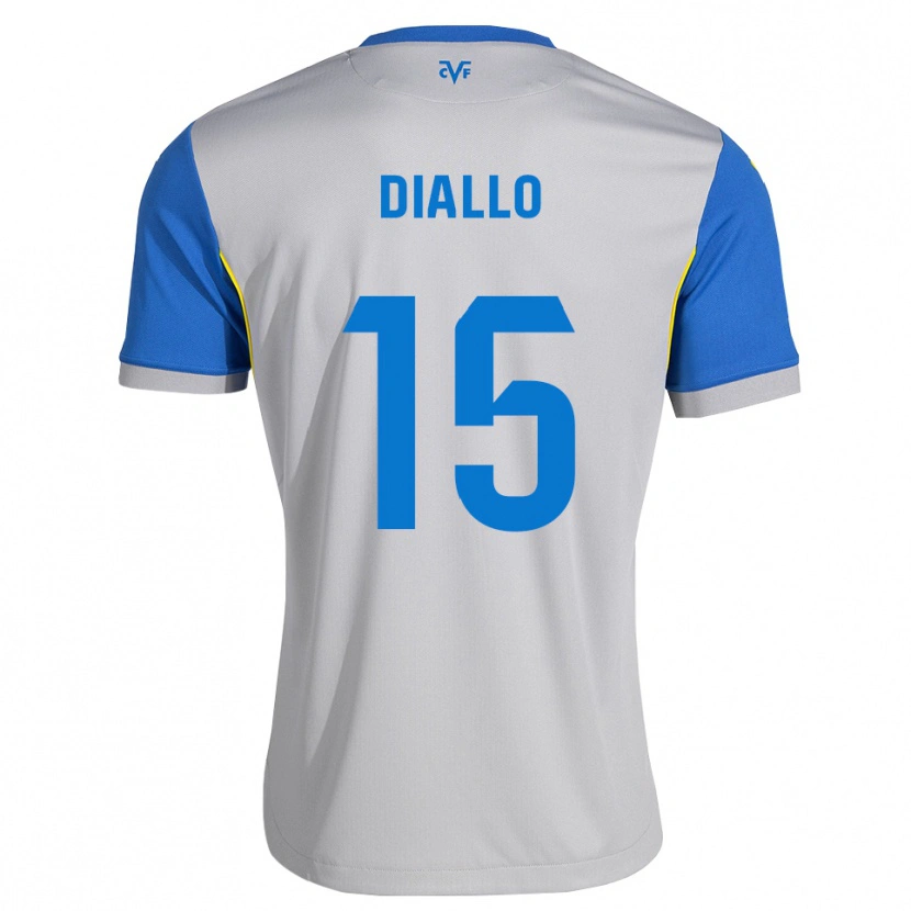 Danxen Kinder Moussa Diallo #15 Dodgerblau Grau Auswärtstrikot Trikot 2026/27 T-Shirt Schweiz