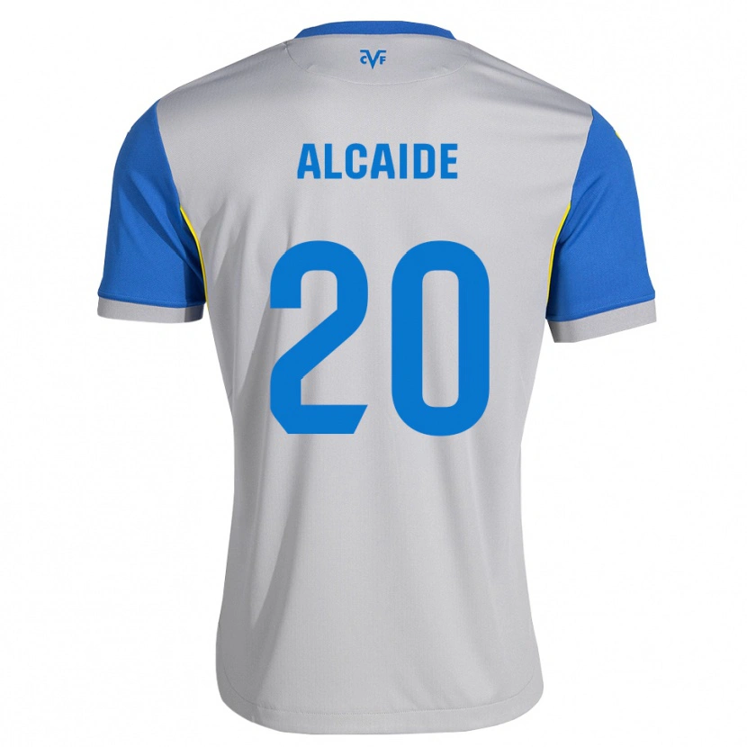 Danxen Kinder Álvaro Alcaide #20 Dodgerblau Grau Auswärtstrikot Trikot 2026/27 T-Shirt Schweiz
