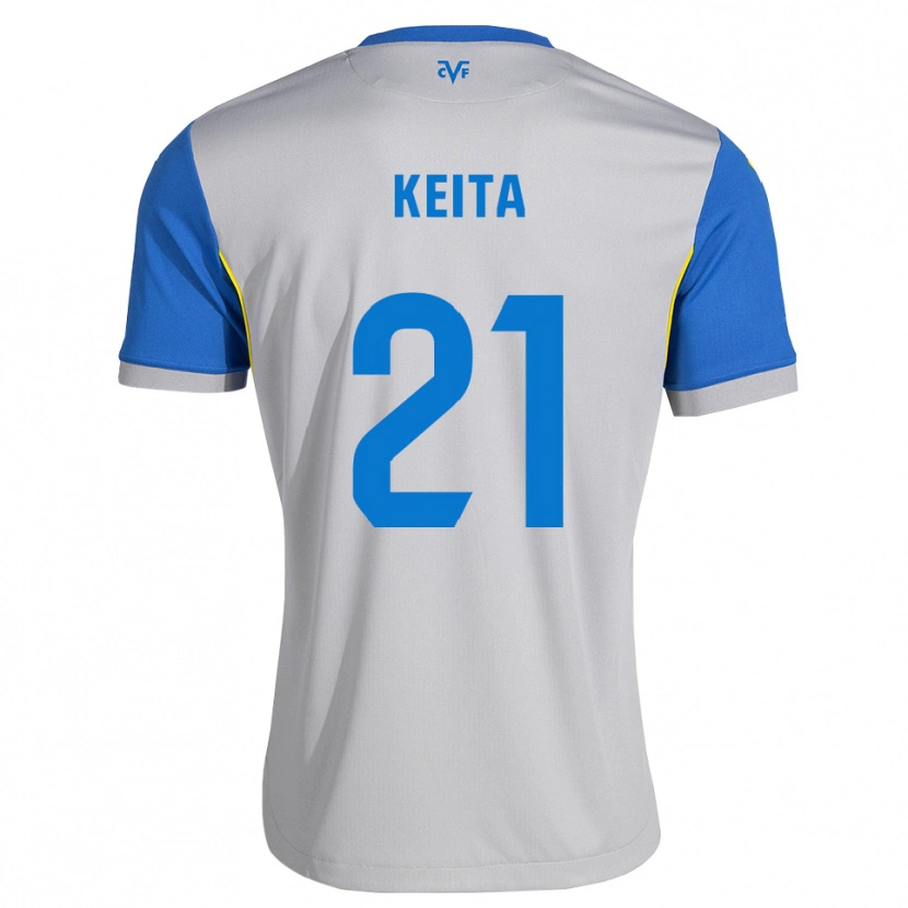 Danxen Kinder Manfa Keita #21 Dodgerblau Grau Auswärtstrikot Trikot 2026/27 T-Shirt Schweiz
