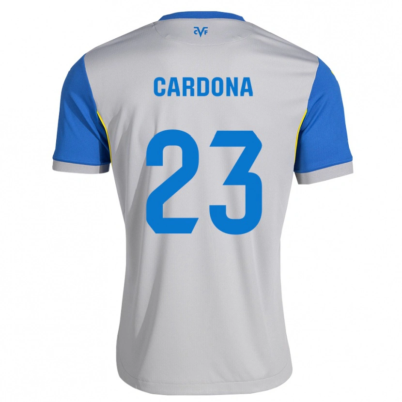 Danxen Kinder Sergi Cardona #23 Dodgerblau Grau Auswärtstrikot Trikot 2026/27 T-Shirt Schweiz