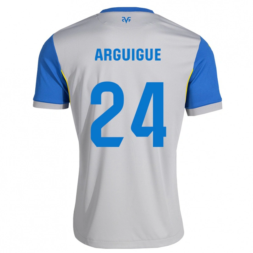 Danxen Kinder Ayman Arguigue #24 Dodgerblau Grau Auswärtstrikot Trikot 2026/27 T-Shirt Schweiz