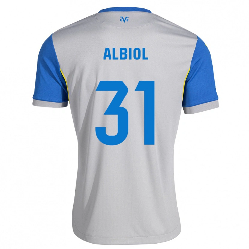 Danxen Kinder Thiago Albiol #31 Dodgerblau Grau Auswärtstrikot Trikot 2026/27 T-Shirt Schweiz