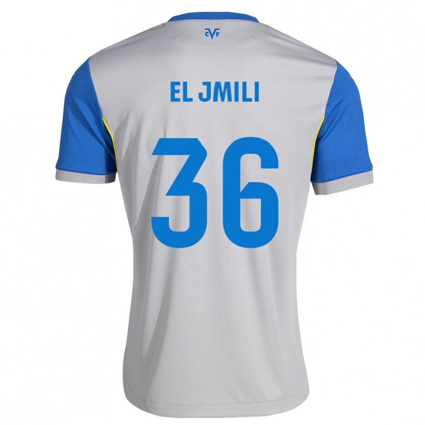 Danxen Kinder Nizar El Jmili #36 Dodgerblau Grau Auswärtstrikot Trikot 2026/27 T-Shirt Schweiz