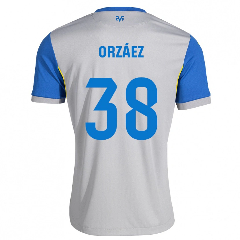 Danxen Kinder Sergio Orzáez #38 Dodgerblau Grau Auswärtstrikot Trikot 2026/27 T-Shirt Schweiz
