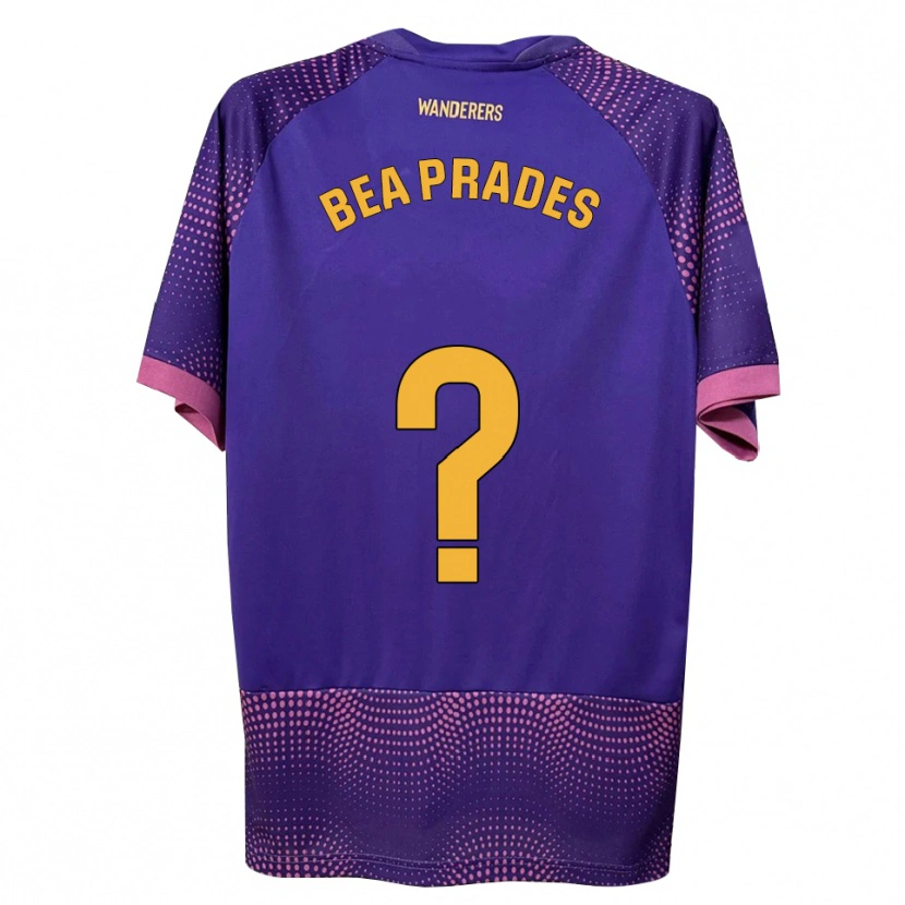 Danxen Kinder Beatriz Prades Insa #0 Lila Weiß Rosa Auswärtstrikot Trikot 2026/27 T-Shirt Schweiz