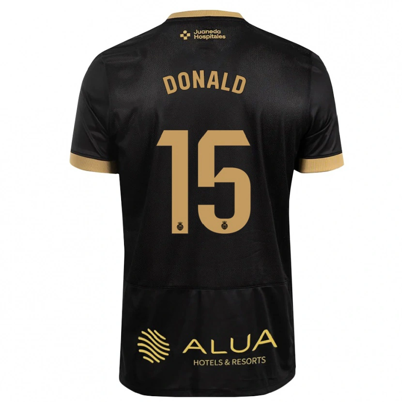 Danxen Kinder John Donald #15 Schwarz Sandbraun Burly Wood Auswärtstrikot Trikot 2026/27 T-Shirt Schweiz