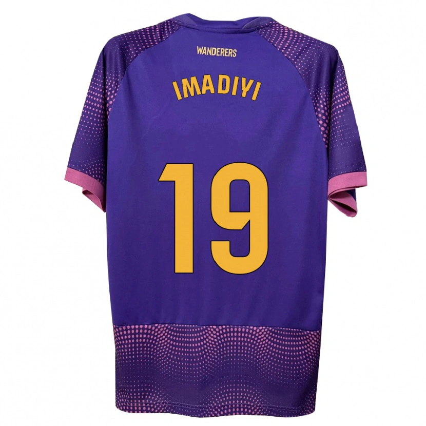 Danxen Kinder Ceri Imadiyi #19 Lila Weiß Rosa Auswärtstrikot Trikot 2026/27 T-Shirt Schweiz
