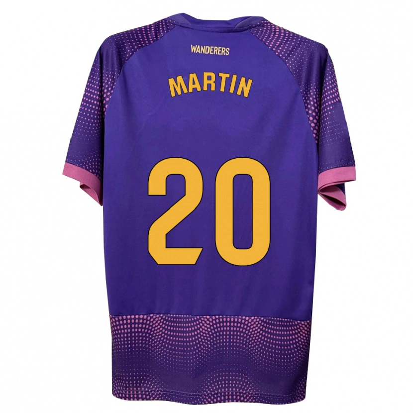 Danxen Kinder Carlos Martin #20 Lila Weiß Rosa Auswärtstrikot Trikot 2026/27 T-Shirt Schweiz