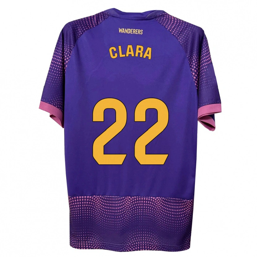Danxen Kinder Clara Ferrer Gallego #22 Lila Weiß Rosa Auswärtstrikot Trikot 2026/27 T-Shirt Schweiz