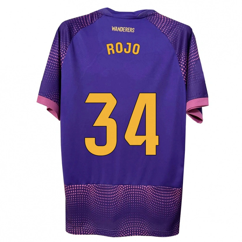 Danxen Kinder Pablo Rojo #34 Lila Weiß Rosa Auswärtstrikot Trikot 2026/27 T-Shirt Schweiz