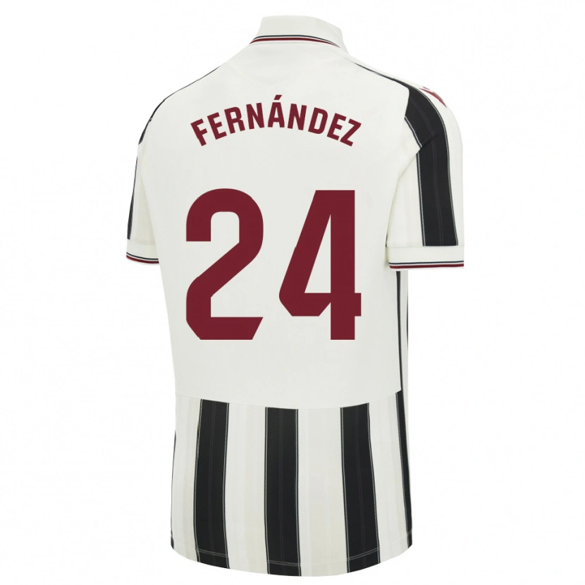Danxen Kinder Thiago Fernández #24 Schwarz Weiß Rot Auswärtstrikot Trikot 2026/27 T-Shirt Schweiz