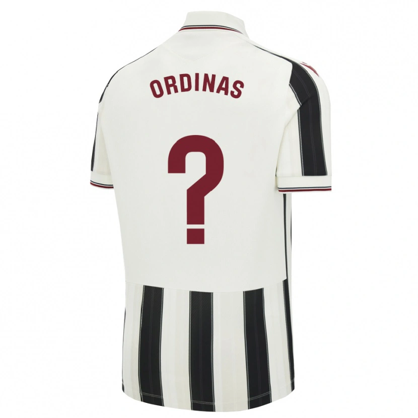 Danxen Kinder Matías Ordinas #0 Schwarz Weiß Rot Auswärtstrikot Trikot 2026/27 T-Shirt Schweiz