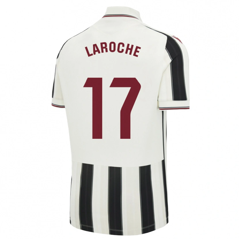 Danxen Kinder Xavier Laroche #17 Schwarz Weiß Rot Auswärtstrikot Trikot 2026/27 T-Shirt Schweiz