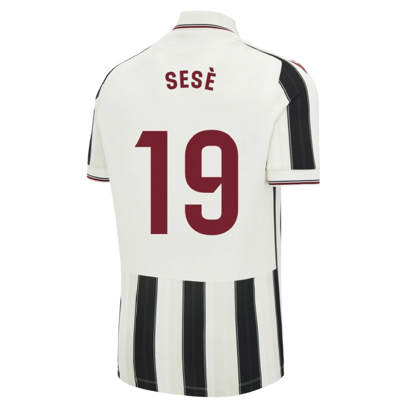 Danxen Kinder Mario Sesè #19 Schwarz Weiß Rot Auswärtstrikot Trikot 2026/27 T-Shirt Schweiz
