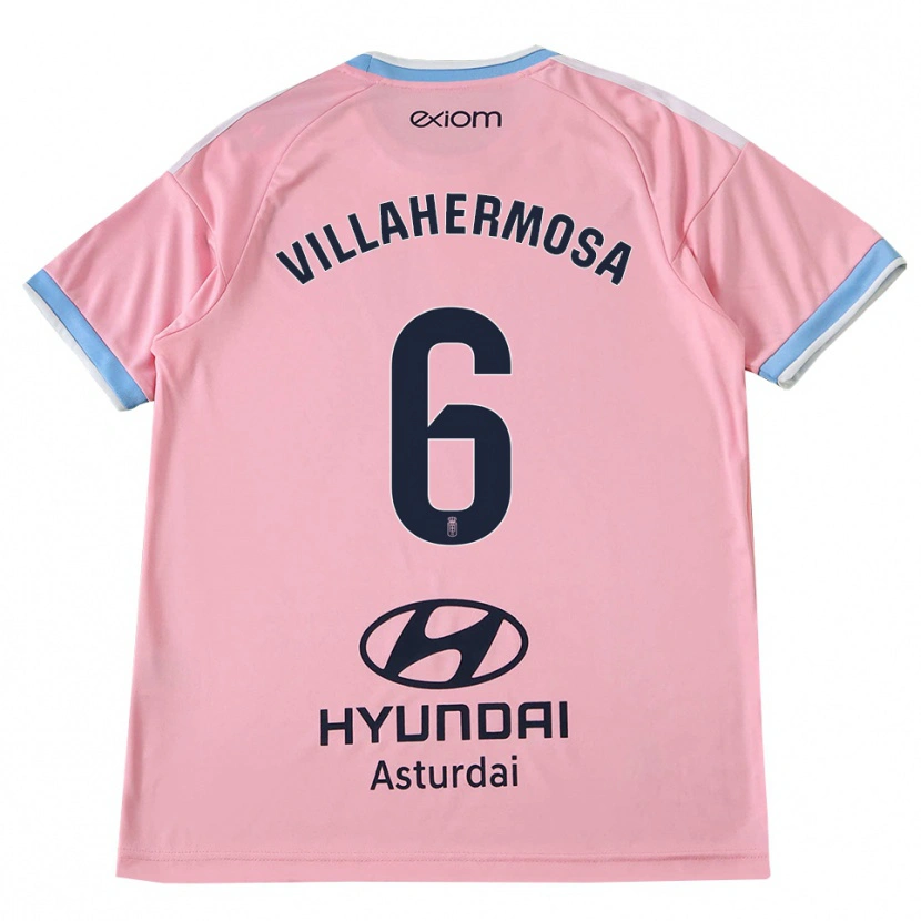 Danxen Kinder Dani Villahermosa #6 Kornblumenblau Rosa Auswärtstrikot Trikot 2026/27 T-Shirt Schweiz