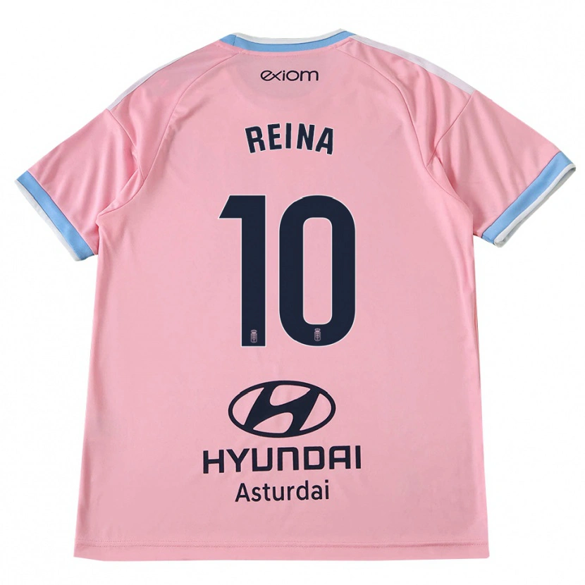 Danxen Kinder Alberto Reina #10 Kornblumenblau Rosa Auswärtstrikot Trikot 2026/27 T-Shirt Schweiz