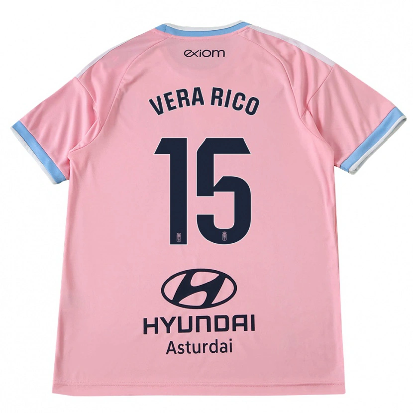 Danxen Kinder Vera Rico #15 Kornblumenblau Rosa Auswärtstrikot Trikot 2026/27 T-Shirt Schweiz
