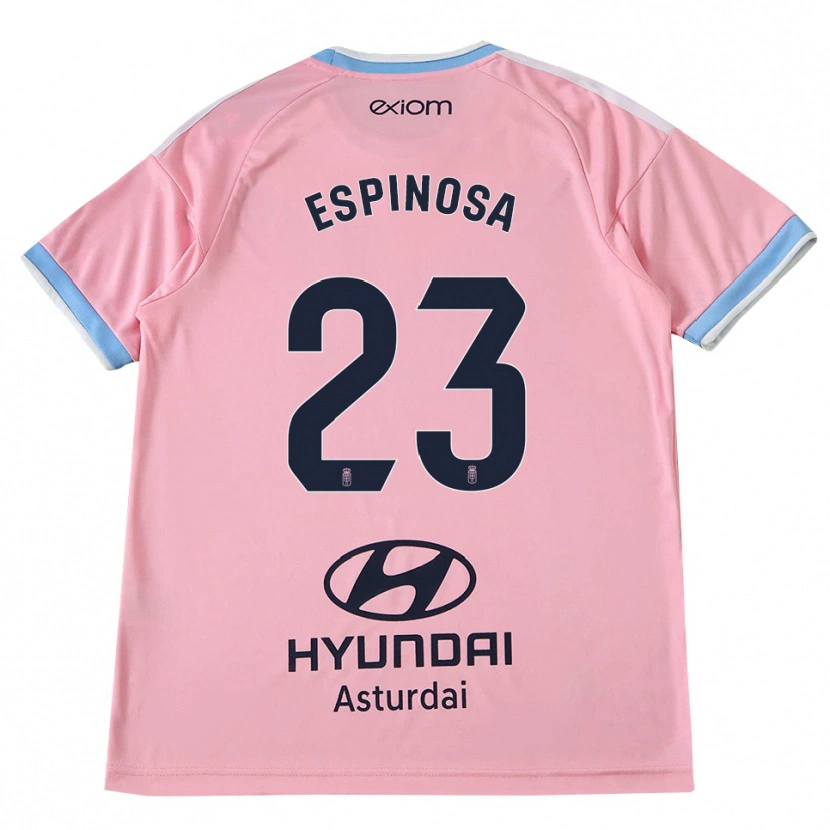 Danxen Kinder Diego Espinosa #23 Kornblumenblau Rosa Auswärtstrikot Trikot 2026/27 T-Shirt Schweiz