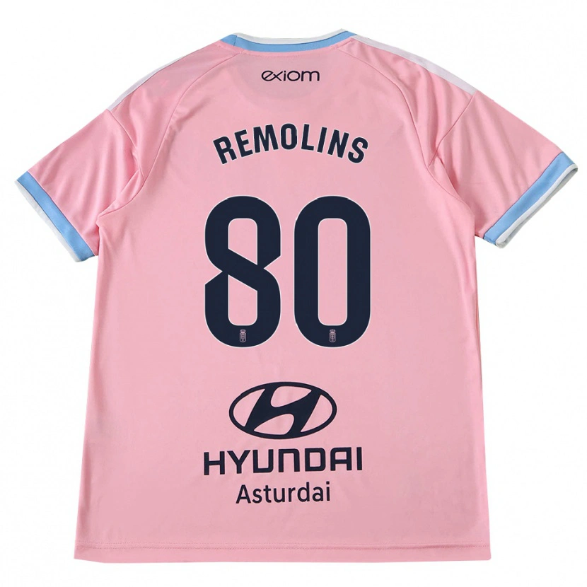 Danxen Kinder Ot Remolins #80 Kornblumenblau Rosa Auswärtstrikot Trikot 2026/27 T-Shirt Schweiz