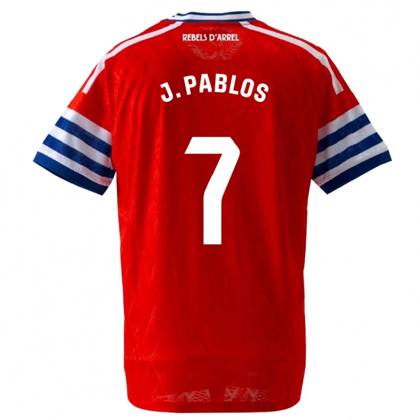 Danxen Kinder Judith Pablos Garrido #7 Königsblau Rot Auswärtstrikot Trikot 2026/27 T-Shirt Schweiz