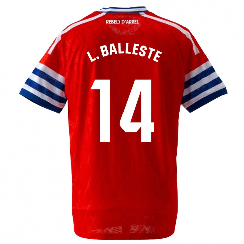 Danxen Kinder Laia Balleste Sciora #14 Königsblau Rot Auswärtstrikot Trikot 2026/27 T-Shirt Schweiz