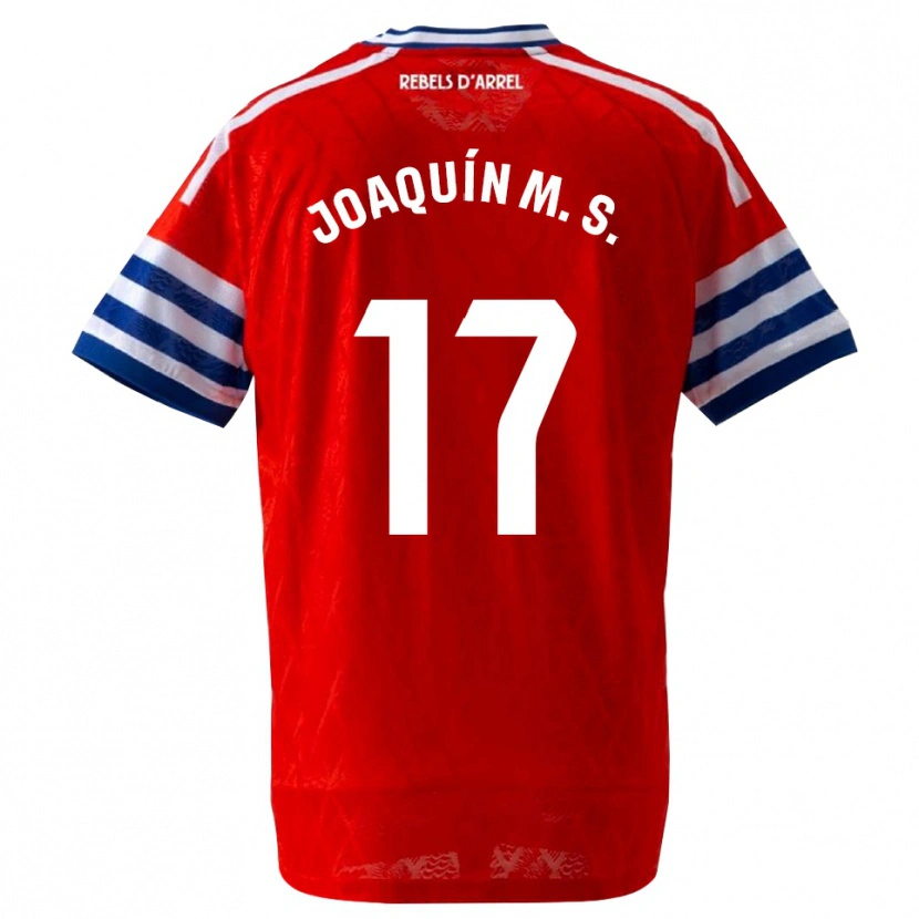 Danxen Kinder Joaquín Sánchez #17 Königsblau Rot Auswärtstrikot Trikot 2026/27 T-Shirt Schweiz