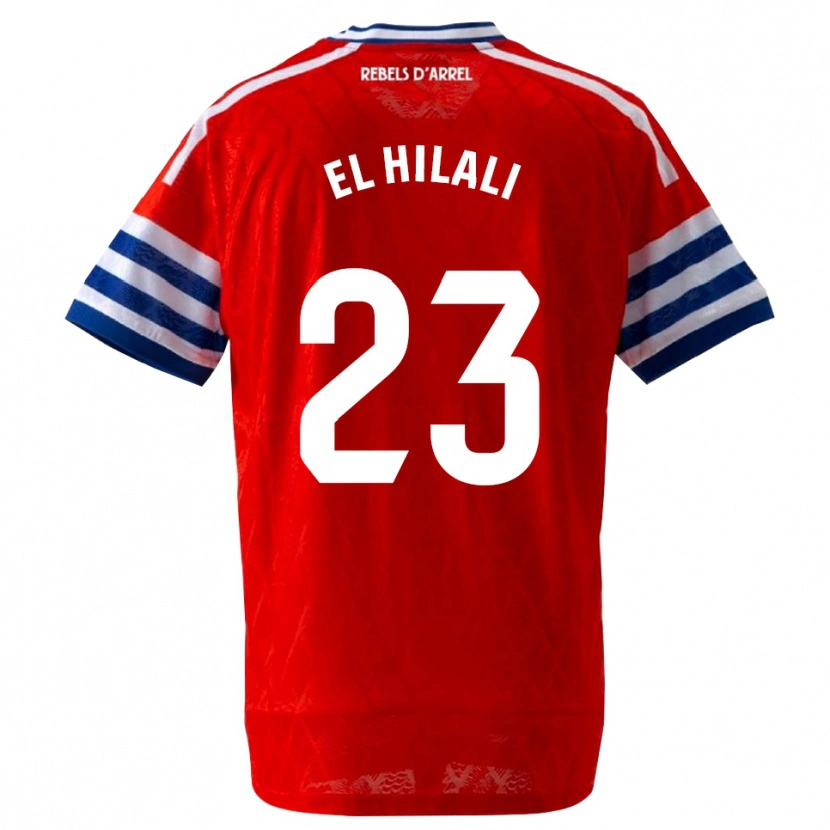 Danxen Kinder Omar El Hilali #23 Königsblau Rot Auswärtstrikot Trikot 2026/27 T-Shirt Schweiz