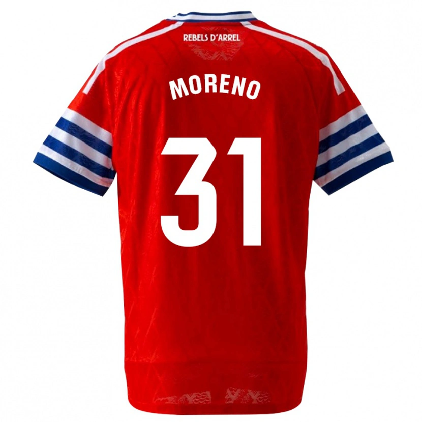 Danxen Kinder Jan Moreno #31 Königsblau Rot Auswärtstrikot Trikot 2026/27 T-Shirt Schweiz