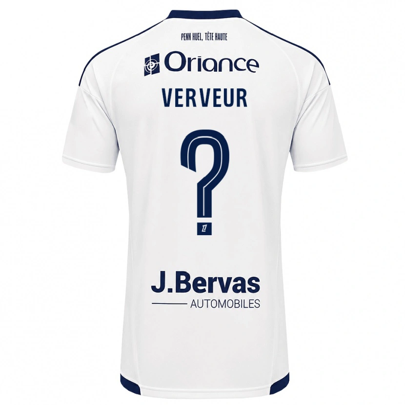 Danxen Kinder Titouan Verveur #0 Marineweiß Auswärtstrikot Trikot 2026/27 T-Shirt Schweiz