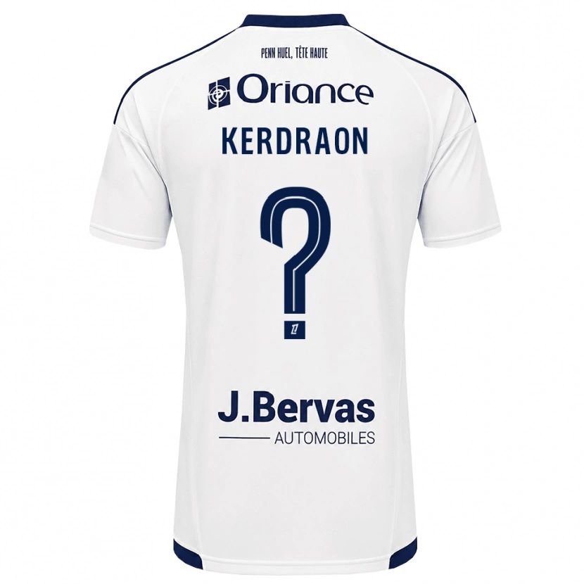 Danxen Kinder Jade Kerdraon #0 Marineweiß Auswärtstrikot Trikot 2026/27 T-Shirt Schweiz