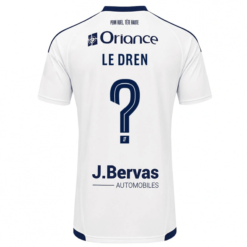 Danxen Kinder Enora Le Dren #0 Marineweiß Auswärtstrikot Trikot 2026/27 T-Shirt Schweiz