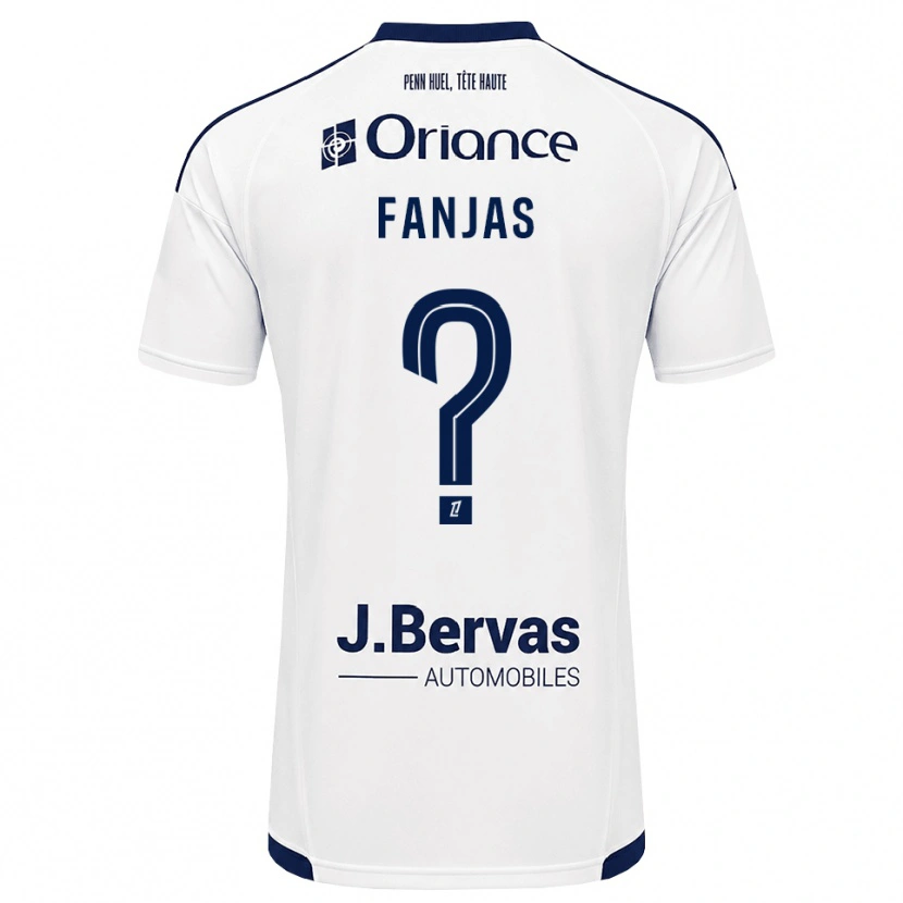 Danxen Kinder Emilie Fanjas #0 Marineweiß Auswärtstrikot Trikot 2026/27 T-Shirt Schweiz