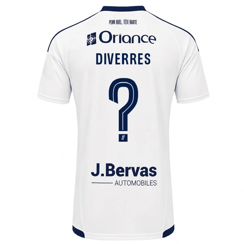 Danxen Kinder Emma Diverres #0 Marineweiß Auswärtstrikot Trikot 2026/27 T-Shirt Schweiz