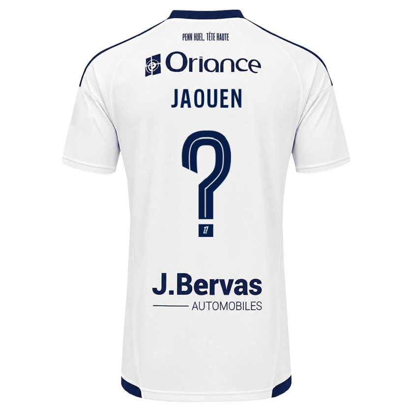 Danxen Kinder Léane Jaouen #0 Marineweiß Auswärtstrikot Trikot 2026/27 T-Shirt Schweiz