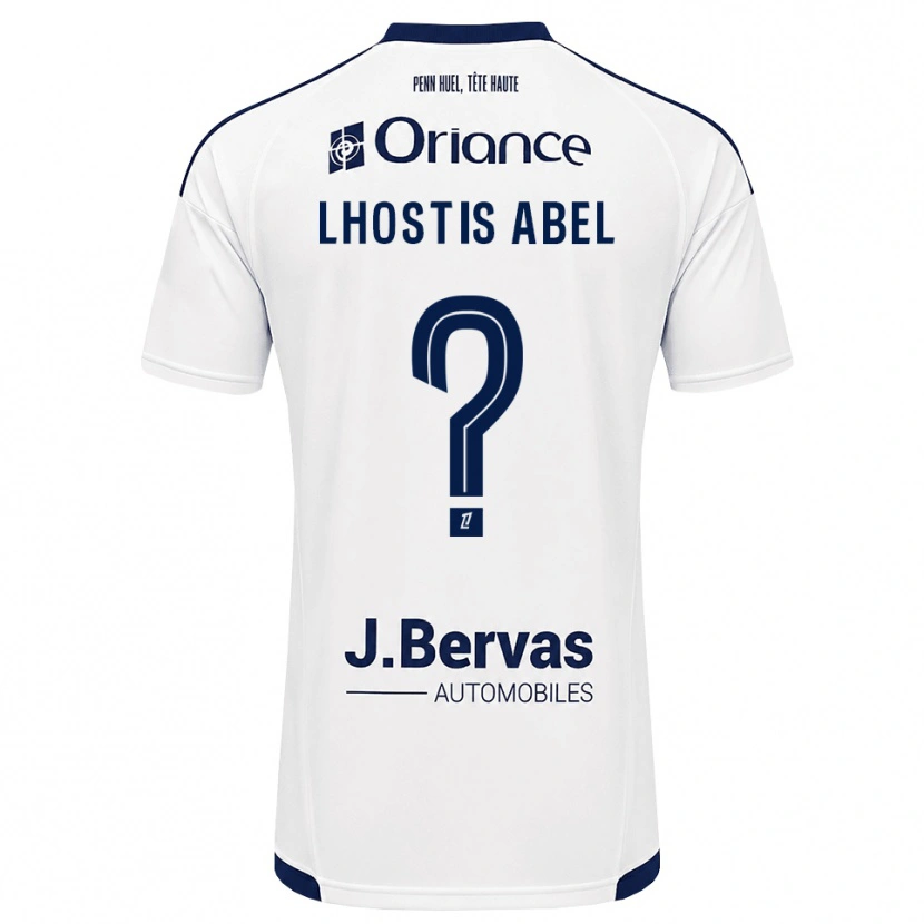 Danxen Kinder Melyne Lhostis Abel #0 Marineweiß Auswärtstrikot Trikot 2026/27 T-Shirt Schweiz