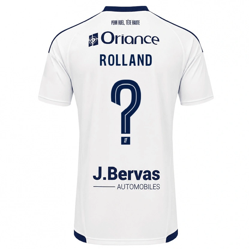 Danxen Kinder Inès Rolland #0 Marineweiß Auswärtstrikot Trikot 2026/27 T-Shirt Schweiz